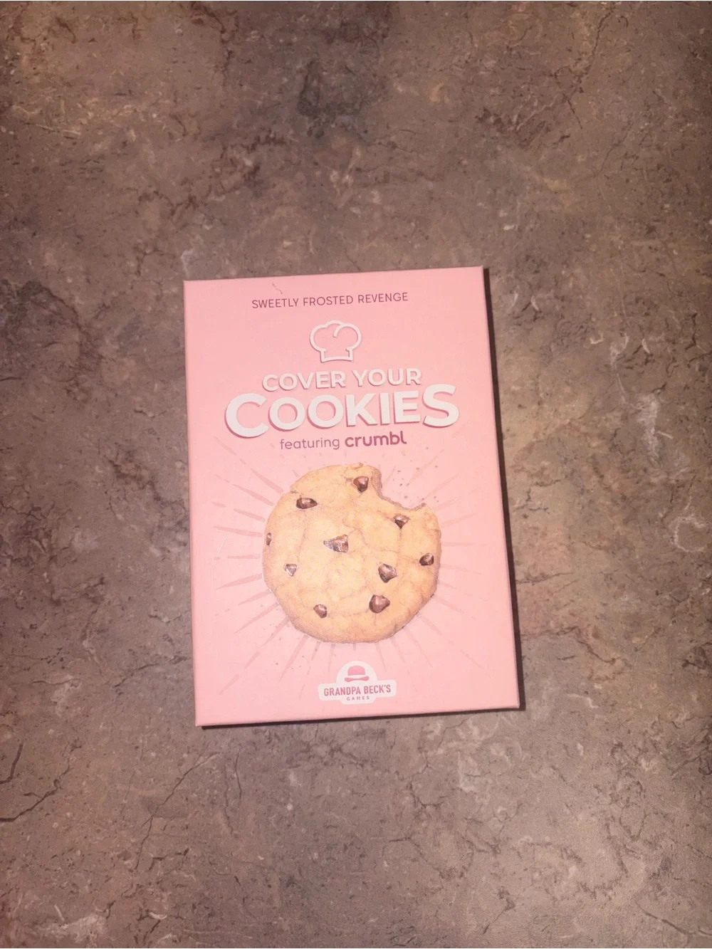 Crumbl x Grandpa Beck’s Games Cover Your Cookies Card Game